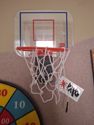 Mini canasta baloncesto con altavoz