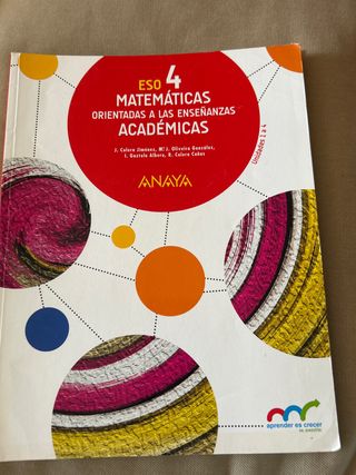 Matemáticas 4 ESO