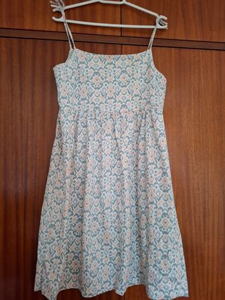 Vestido corto adolescente estampado