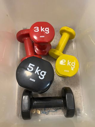 Pesas entrenamiento Decathlon 2kg, 3kg, 5kg