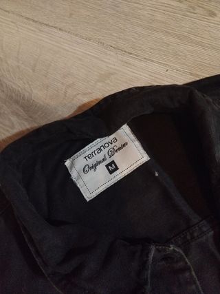 Chaqueta vaquera negra Terranova Talla M