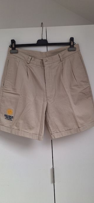 Pantalón corto Levis beige algodón