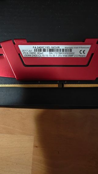 Memoria RAM G.SKILL DDR4-2400 16GB (2x8GB)
