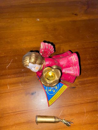 Angioletto con candela nuovo con etichetta