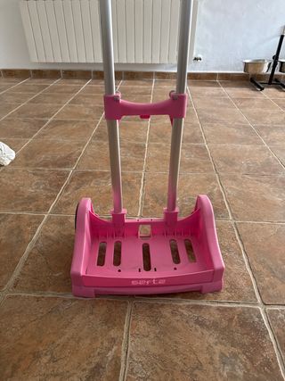 Carrito porta mochila Safta rosa