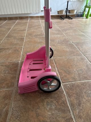 Carrito porta mochila Safta rosa