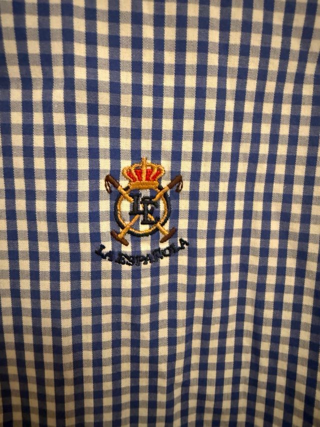 Camisa La Española Azul Cuadros