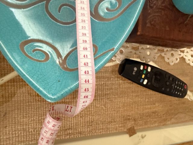 Conjunto Decoración Cerámica Azul y Marrón