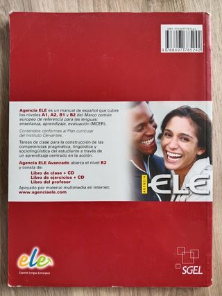 Agencia ELE Avanzado libro de clase + cd: Nivel...