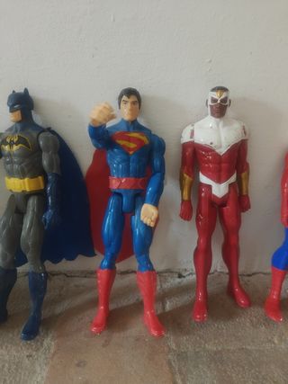 Lote 5 Figuras Superhéroes