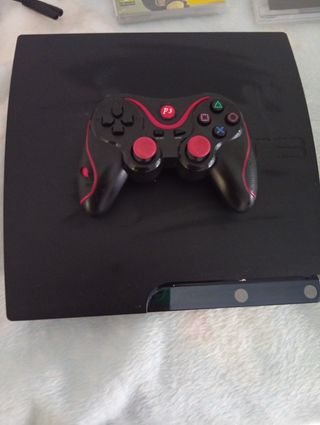 Consola PS3 Negra + Mando y Juegos