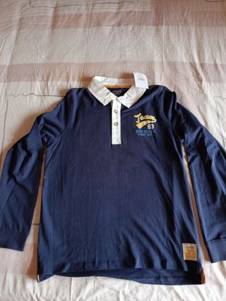 Polo manga larga niño talla 16