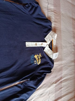 Polo manga larga niño talla 16