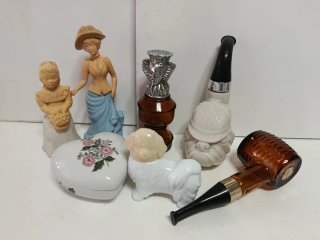 7 ANTIGUOS FRASCOS AVON