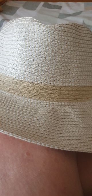 Sombrero Panamá Verano Beige y Blanco