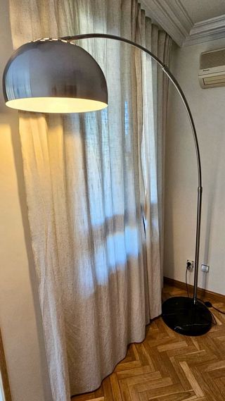 LÁMPARA ARCO PIE DE MÁRMOL