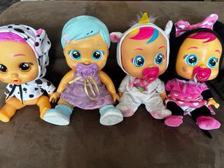 Lote de 4 Bebés Llorones