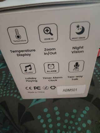 Vigilabebés con pantalla 5 HD.