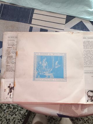 DISCO VINILO LP EL HUESPED DEL SEVILLANO