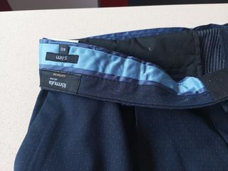 Traje azul marino Formula Joven talla 38