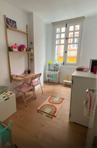 Escritorio y estantería Sklum madera