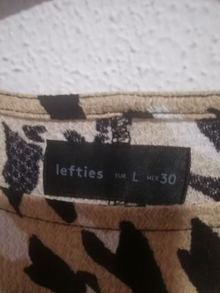 Vestido Lefties Animal Print Talla L