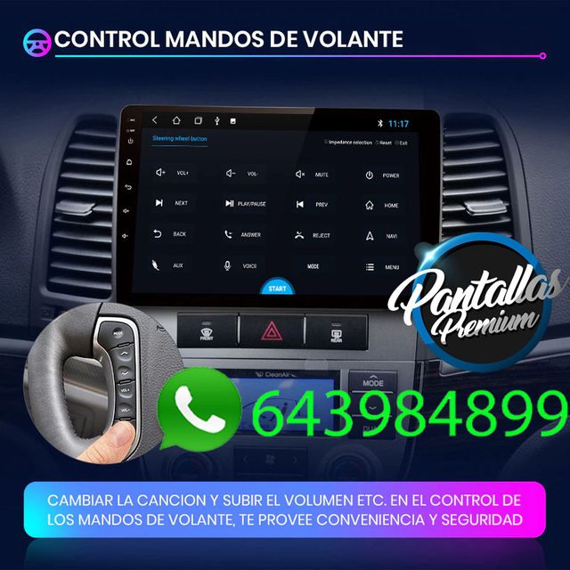 Radio pantalla CARPLAY para Hyundai Santa Fe 2