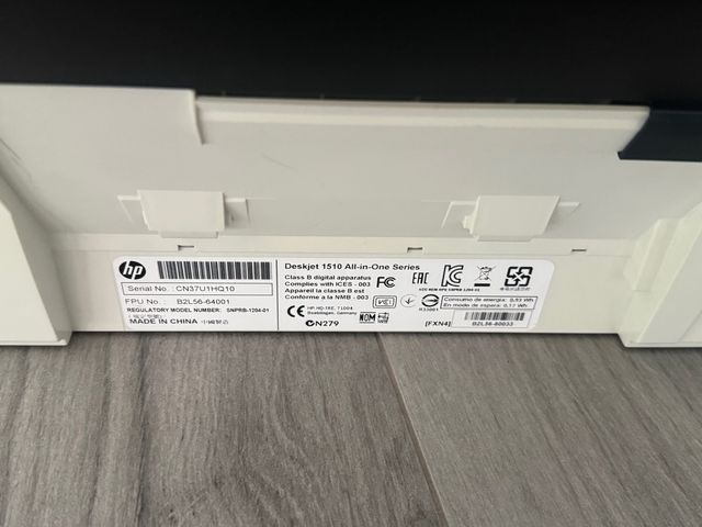 Stampante multifunzione HP Deskjet 1510 gialla