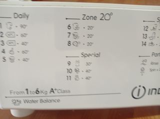 Panel frontal lavadora Indesit IWC61051 6kg