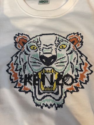 Sudadera Kenzo Tiger Bordado Multicolor