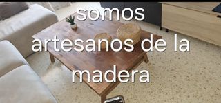 Mesa de centro madera maciza
