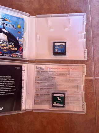 Juegos Nintendo DS: SeaWorld y Nintendogs