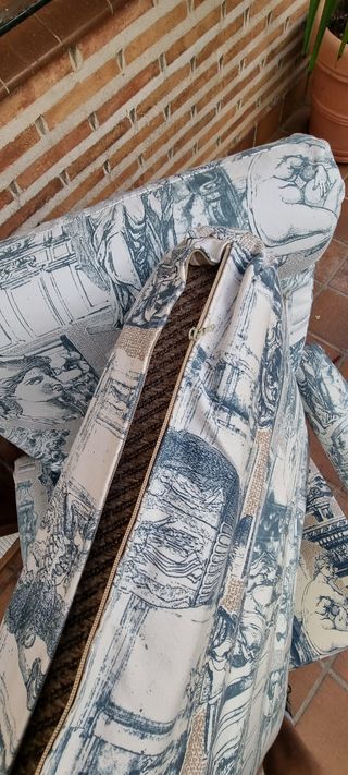 2 cómodos sillones de Madera Vintage