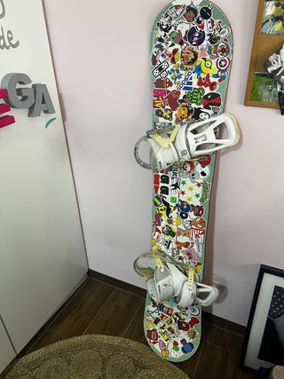 Tabla Snow Burton con Fijaciones