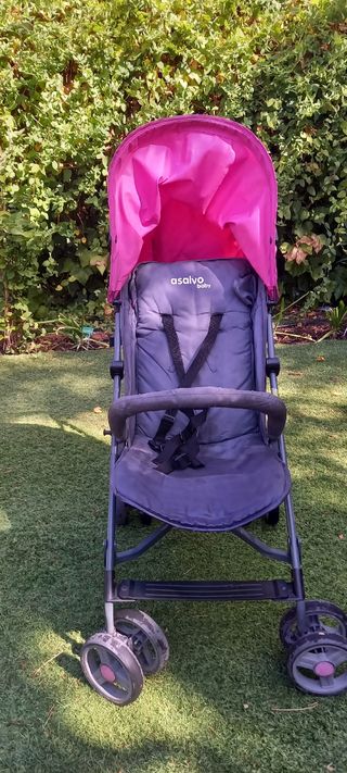 Carrito de paseo Asalvo rosa