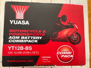 Batería Moto Yuasa YT12B-BS Nueva