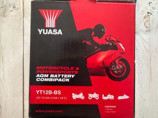Batería Moto Yuasa YT12B-BS Nueva