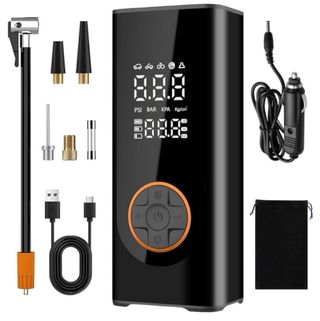 Inflador Portátil con Batería y Linterna