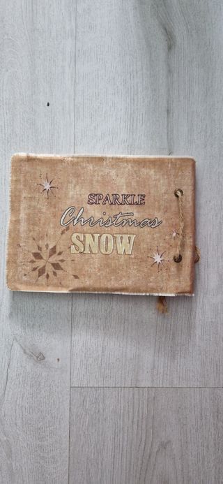 Álbum de fotos navideño vintage