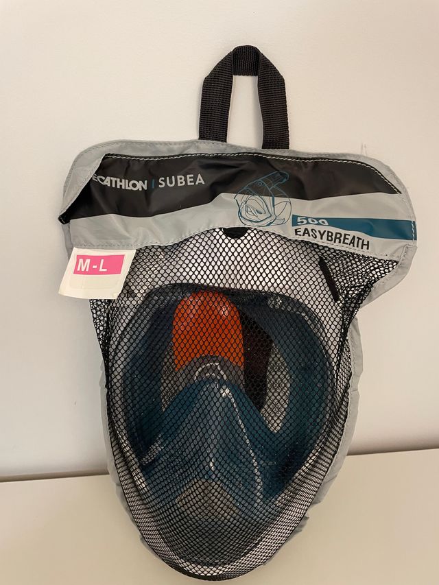Máscara Snorkel Subea Easybreath 500 M-L