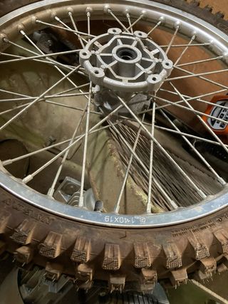 Rueda Delantera Pit Bike o hasta 250cc llanta 19