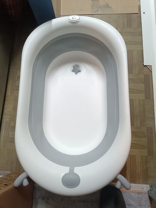 Bañera para bebé con cojín