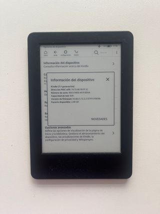 Amazon Kindle 8ª Generación Negro
