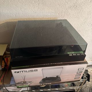 Tocadiscos Muse MT-105 B Negro