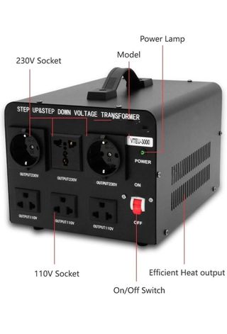 Transformador Voltaje VTEU-5000