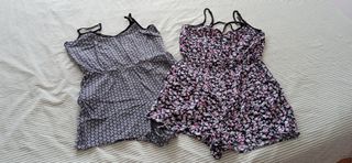 Lote 2 monos cortos estampados