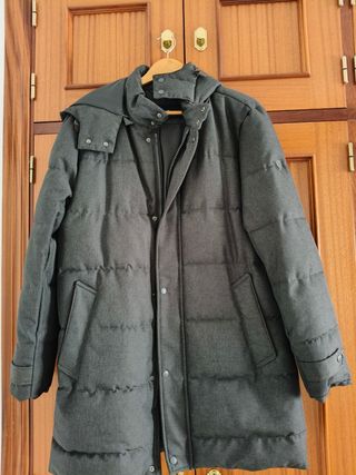 Chaquetón Álvaro Moreno Gris. Talla L.