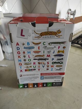 Alfabeto Tattile Montessori 3-6 anni