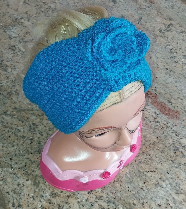 Turbantes/Diademas Hechos a Mano (Azul y Rosa)