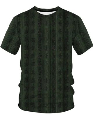 Camiseta verde con estampado